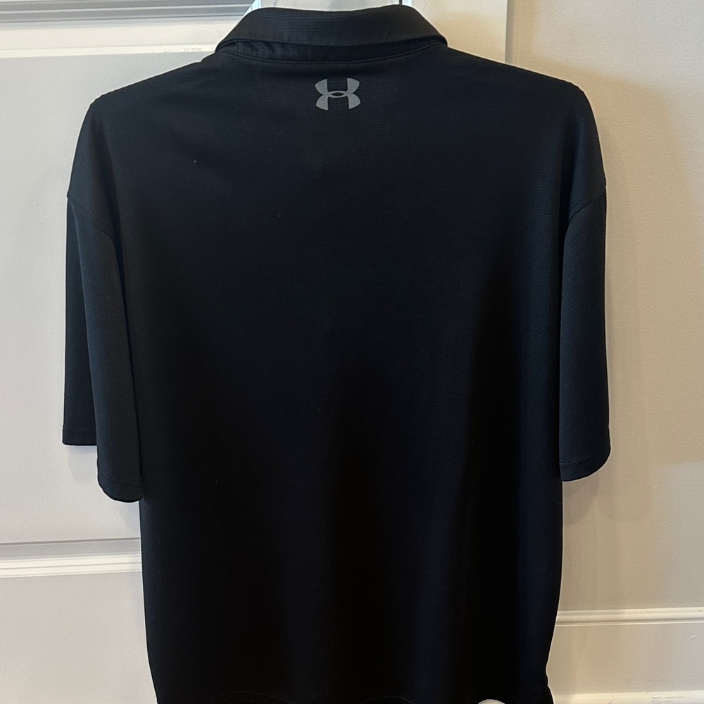 Under Armour Men's Classic Polo Heatgear Black EUC Sz XXL - Picture 5 of 5